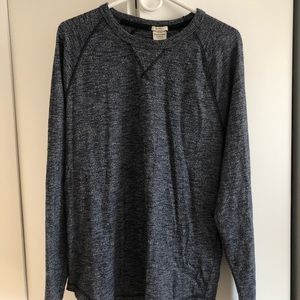 Abercrombie textural knit long sleeve shirt